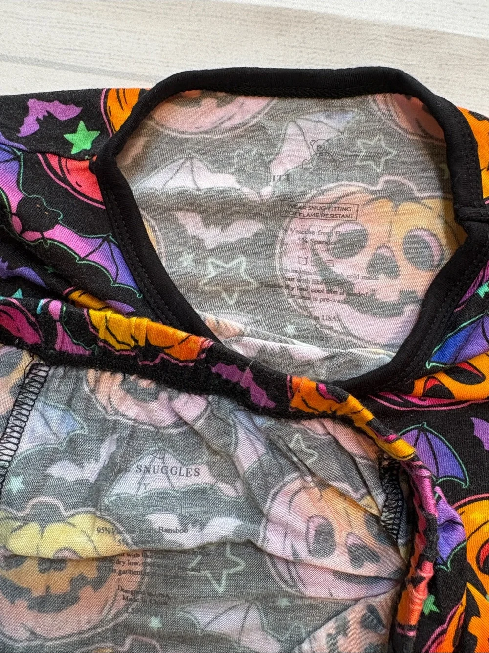 Charlie’s project Going Batty Halloween bamboo pajamas